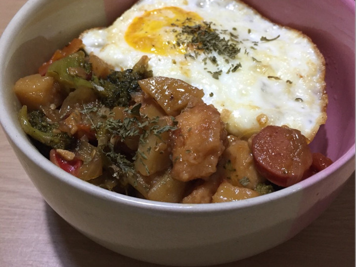 Resep Ayam sezchuan rice bowl yang Lezat Sekali