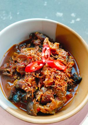 Foto resep Oseng mercon kepala kambing