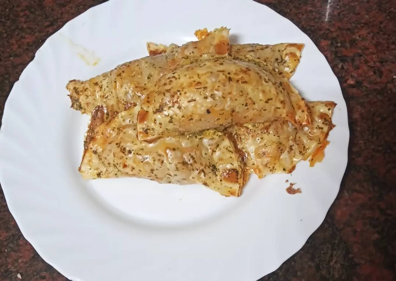 Empanadillas de aprovechamiento (salteado de verduras y pollo)
