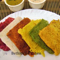 Colourful Neer Dosa A picture of Colourful Neer Dosa.