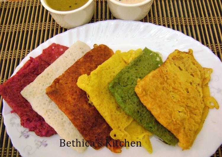 Colourful Neer Dosa