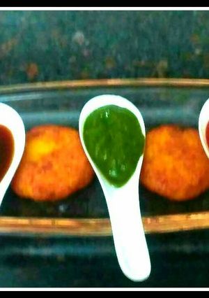 A picture of Sweet potatoes and potatoes (shakkarkandi aur aloo) ke Kebabs.