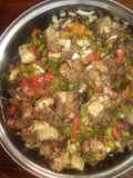 Beef stew with peppers