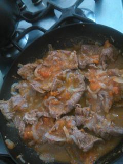 Una foto de Carne en bistec