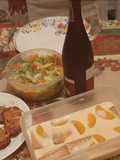 Postre de durazno con galletas sultana