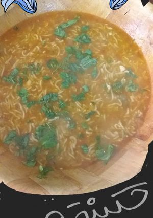 صورة لوصفة حسوة او الرشتة فىبعض المناطق تسمى الرشتة