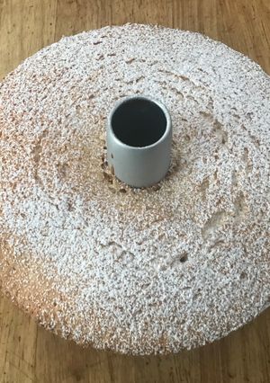 A picture of Lemon Kissed Angel Food Cake.