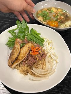 Hình của món Hủ Tiếu Nam Vang Chay.