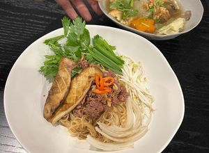 Hình của món Hủ Tiếu Nam Vang Chay.