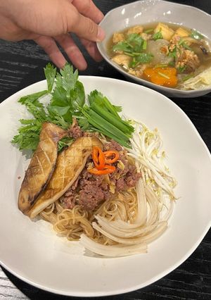 Hình của món Hủ Tiếu Nam Vang Chay.
