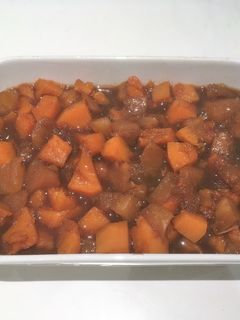 Una foto de Compota de calabaza y manzana