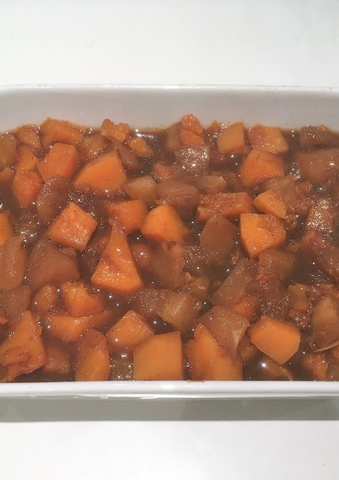 Una foto de Compota de calabaza y manzana