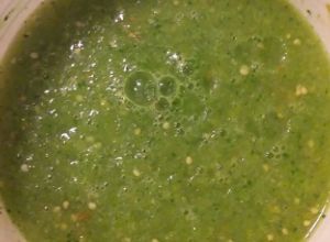 Una foto de Salsa verde (green salsa) taquera