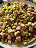 Garlic Edamame and Vegetable Stir-Fry