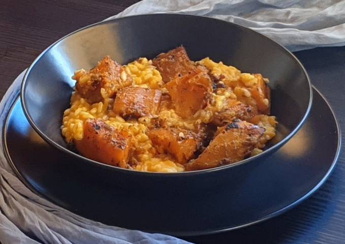 Modo semplice a Preparare Qualsiasi notte della settimana Risotto con la zucca