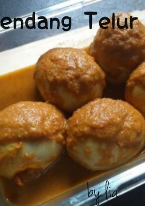 Foto resep Rendang Telur