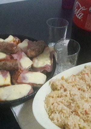 Una foto de Pechito de cerdo a la pizza