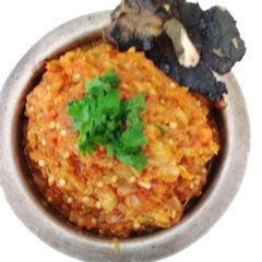 A picture of Baingan ka Bharta.