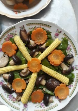 Hình của món Xào chay.