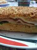 Focaccia con guacamole