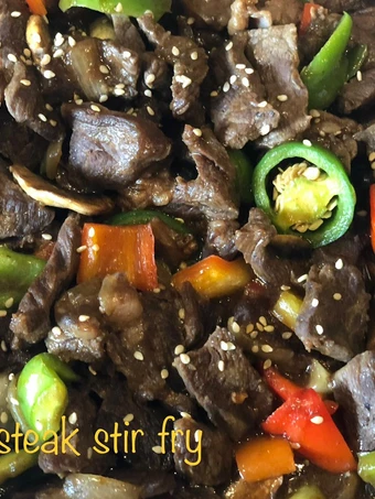 Langkah Mudah untuk Menyiapkan Resep Bell pepper steak stir fry Anti Ribet, Lezat Sekali