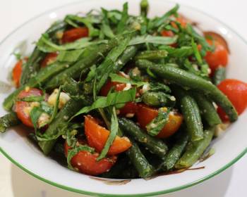 Update, Cooking Recipe Roasted Green Beans with Tomatoes and Feta Delicious Perfect