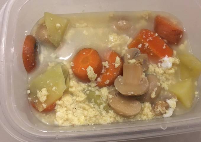 Anti Ribet, Buat Sop Jamur Kancing, Telur Ayam, Wortel &amp; Kentang Ekonomis Untuk Jualan