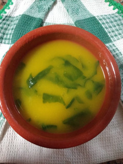Foto de Sopa de espinafre e abóbora