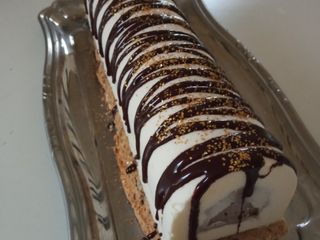 Bûche poire chocolat