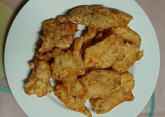 Resep Ayam goreng tepung salted egg sauce yang Bisa Manjain Lidah