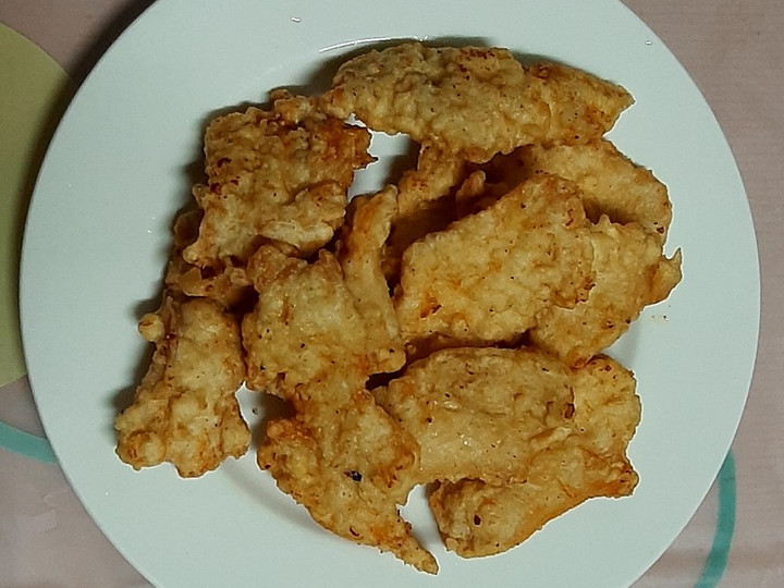 Resep Ayam goreng tepung salted egg sauce yang Bisa Manjain Lidah