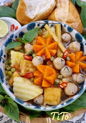 Hình của món Lagu chay.