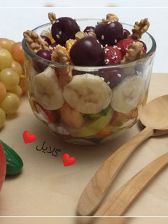عکسی از دستور سالاد میوه 😋