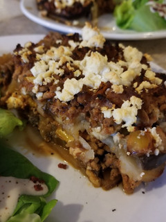 A picture of Eggplant & potato bake.