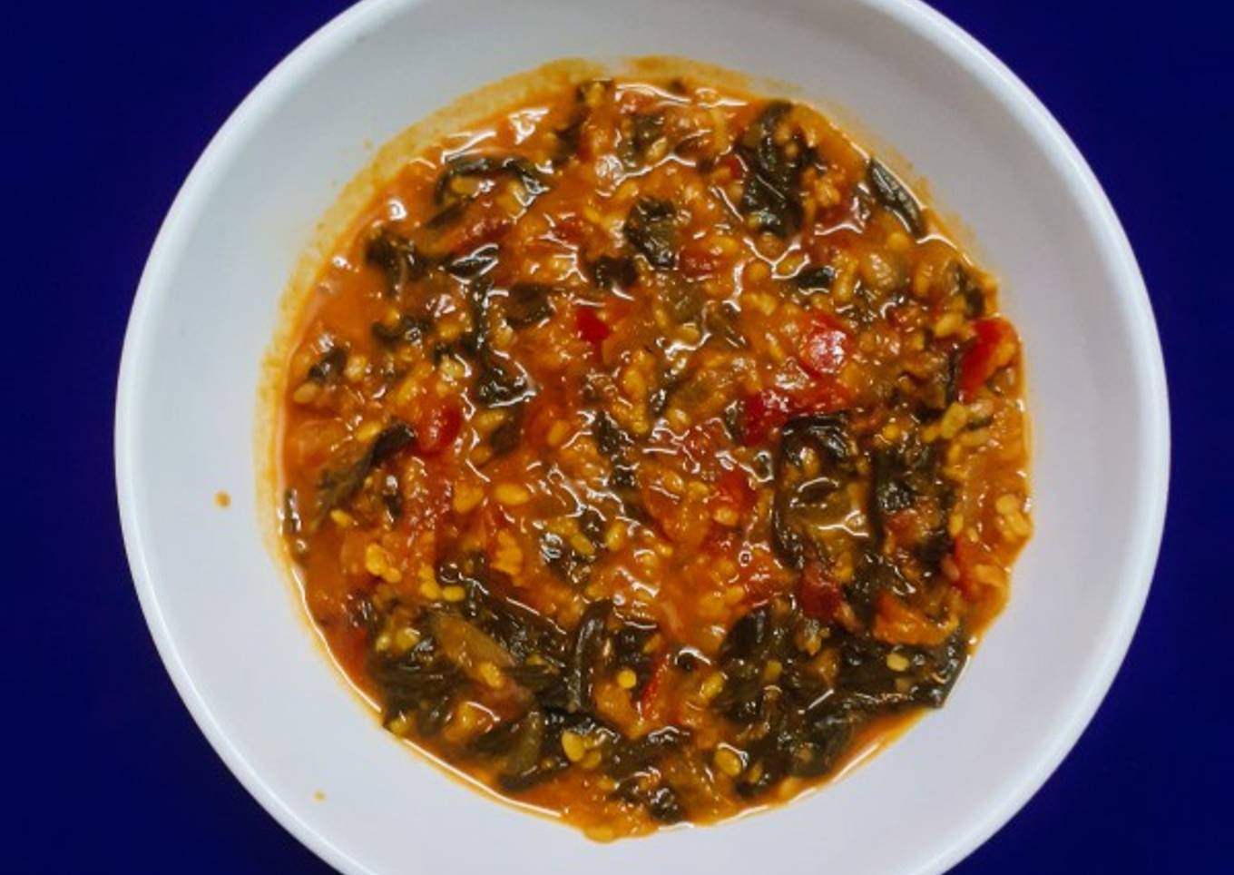 Healthy "Flat Lentil And Spinach Joint Broth"