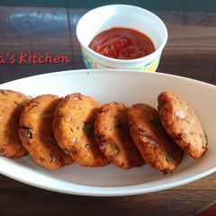A picture of Soyabin Cutlet (सोयाबीन कटलेट्स).