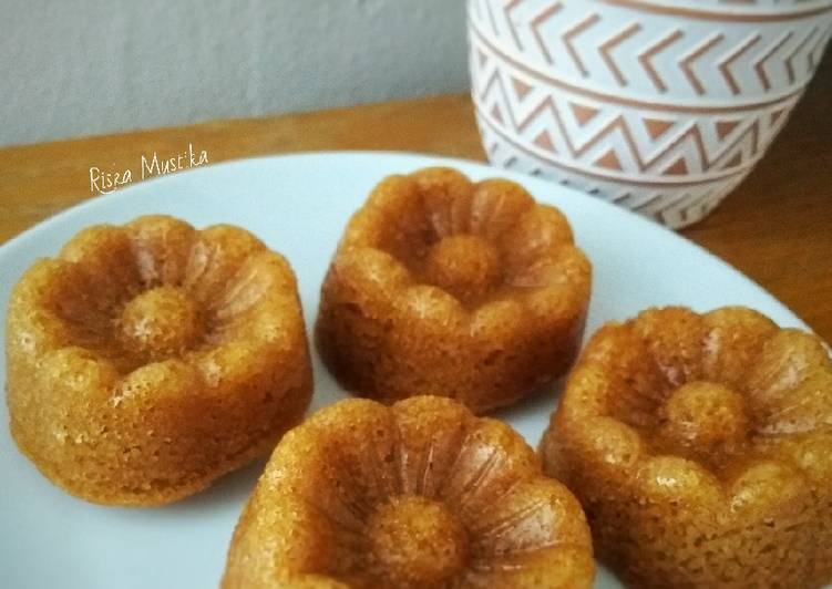 Recipe of Quick Caramel Steamed Cake (Bolu Sakura)