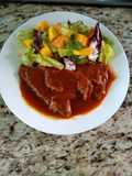 Pork Chops in Pasilla Sauce