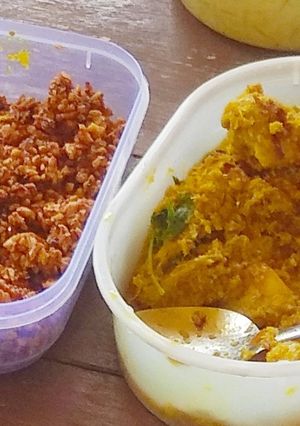 Foto resep Rica-rica ayam potong dan kering tempe
