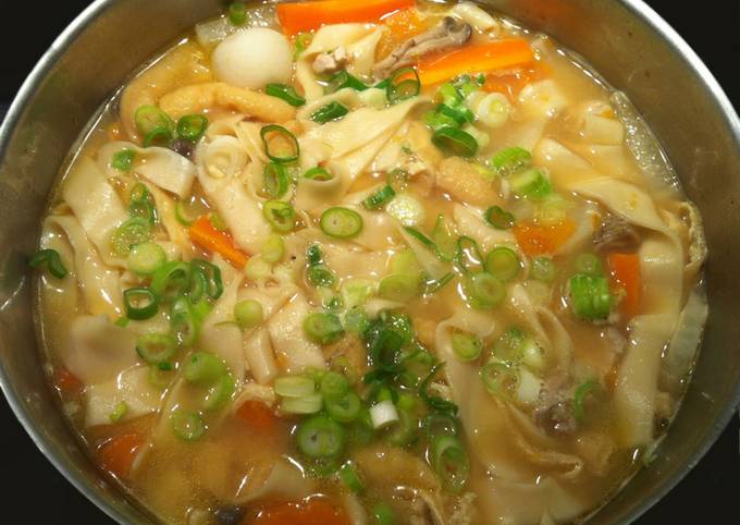 Recipe of Any-night-of-the-week ‘Hōtō’ Noodle Miso Soup