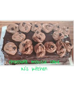 Foto resep Chocolate mousse cake