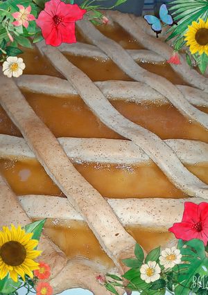 Una foto de Pasta frola light fácil de hacer. Reducida en calorías