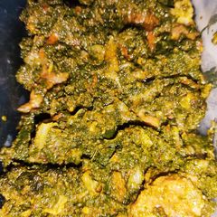 A picture of Three Spices Palak Beef.
