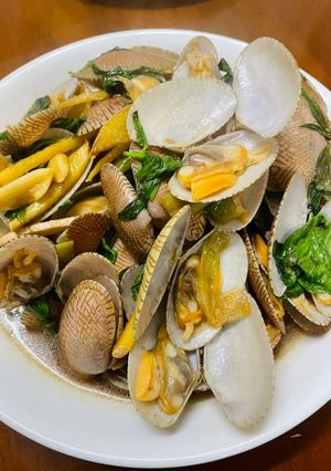 九層塔炒海瓜子 的食譜成品照片