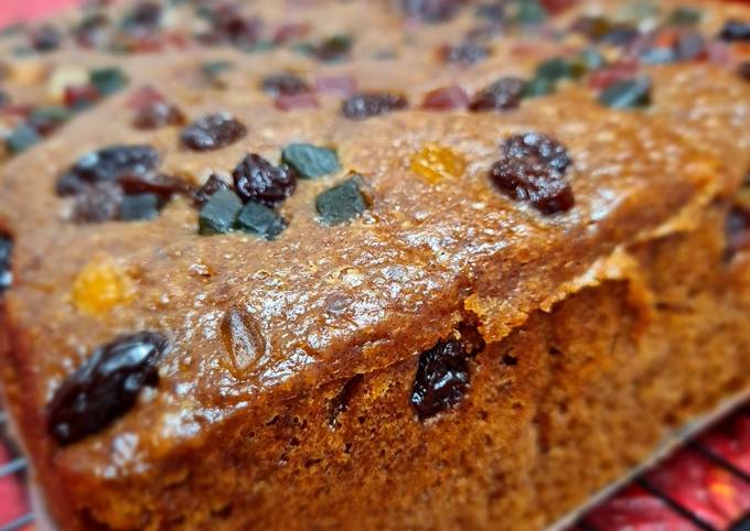 Resipi Kek Kurma Topping Mixed Fruits Steam Dates Cake Oleh Salwa Md Zam Cookpad