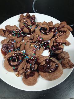 Una foto de Galletas gatunas integrales con freidora de aire Cosori