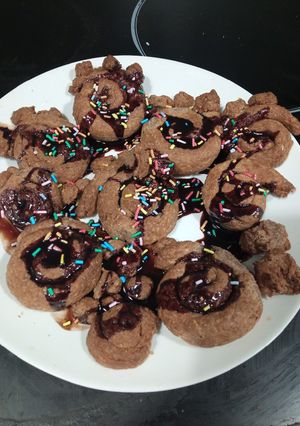 Una foto de Galletas gatunas integrales con freidora de aire Cosori