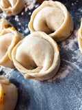 Agnolotis de zapallo y muzzarella