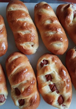 Foto resep Roti Sosis Killer Soft Bread