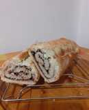 Pan de chocolate tipo baguette
